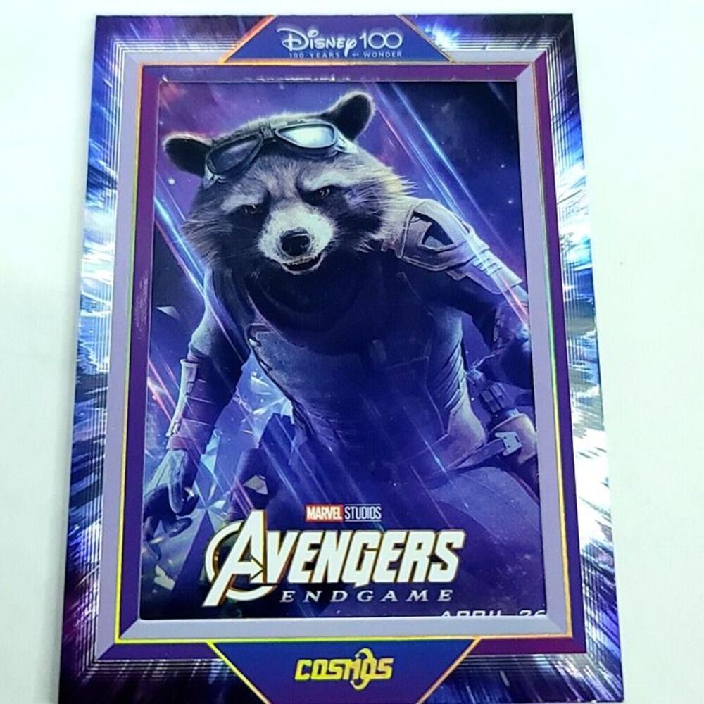 Avengers End Game Rocket Kakawow Cosmos Disney 100 All Star Movie Poster 001/288